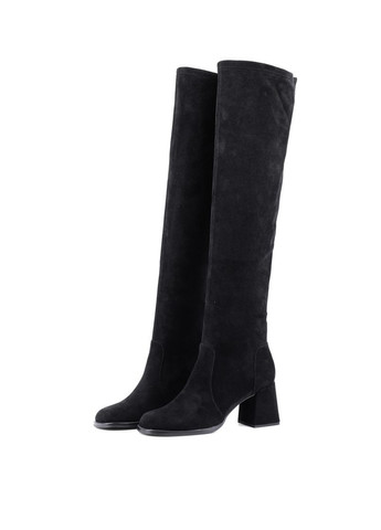 Жіночі Ботфорти T0881-22-1R Чорний Велюр Attizzare (268462305)