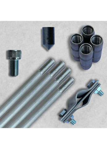 6 м комплект заземления оцинкованный Ф16 No Brand (364955944)