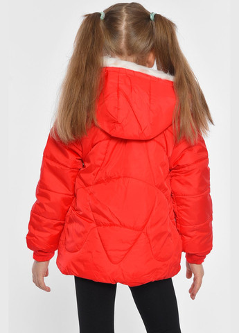 Красная демисезонная куртка детская для девочки демисезонная красного цвета Let's Shop