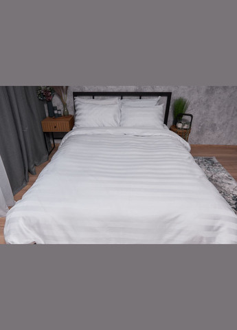 Комплект постельного белья Satin Premium полуторный евро 160х220 наволочки 2х40х60 (MS-820002948) Moon&Star royal white (288043227)