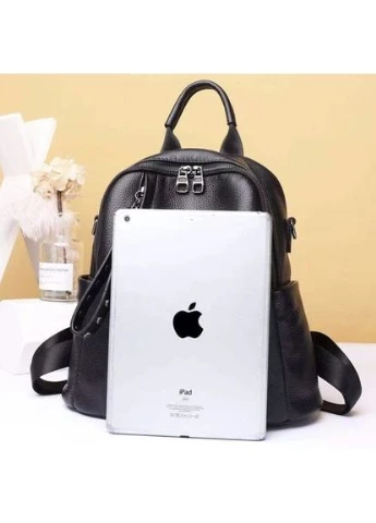 Кожаный классический женский рюкзак 94083 Tiding Bag (388402863)