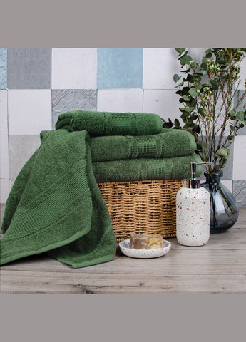 Aisha Home Textile полотенце махровое aisha - royal зеленый 100*150 (400 гр/м2) зеленый производство -