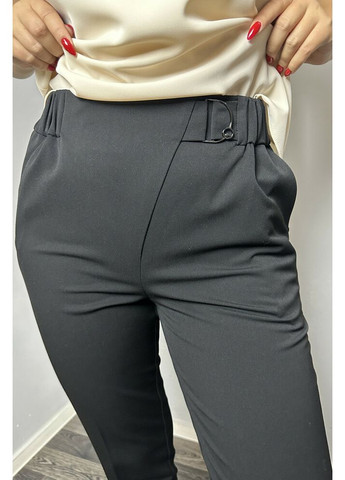 Женские классические брюки черные зауженные к низу MKJL1131-1 J. London (362205868)