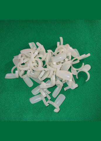 Типсы с креплением на бутылочку лака 50 штук No Brand (316654239)