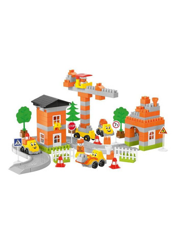 Ігровий набір конструктор 9994TXK 170 деталей та 3 машинки ТехноК (302384637)