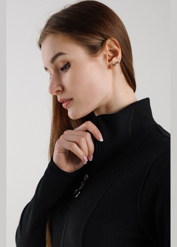 Чорний демісезонний кофта однотонна жіноча 9979 (2000990428721d) shop (2000990428721) NOA noa