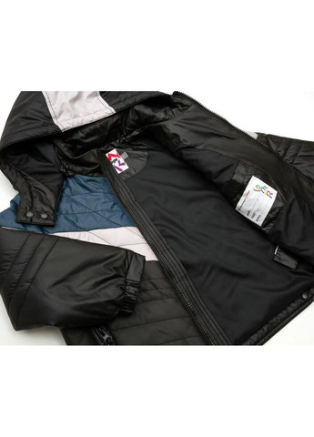 Комбінована демісезонна куртка демісезонна (sicmy-m416a_91-116b-black) Snowimage