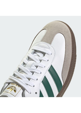 Белые мужские низкие кеды samba og originals jh8797 adidas