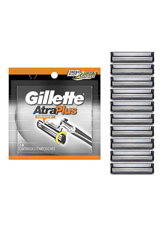 Сменные картриджи AtraPlus 10 шт Gillette (278773559)