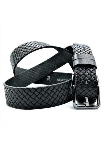 Ремінь чоловічий чорний натуральна шкіра ProDobro (364671887)