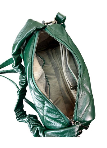 Сумка шкіряна Зелена 25х15х11 см No Brand (333337810)