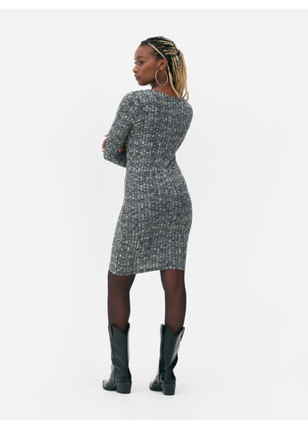 Черно-белое платье демисезон,черный-белый, Primark