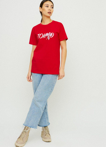 Футболка Boyfriend / дихаючий принт / YAPPI - (325221989)