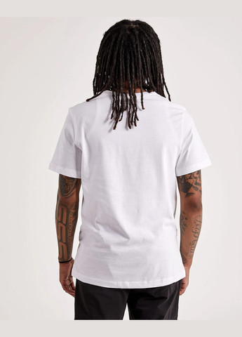 Белая мужская футболка оригинал jumpman emb ss crew dc7485-100 Jordan