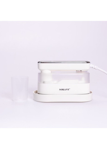 Дорожня праска з парогенератором 1200 Вт Білий SK-11045 Sokany (370802395)