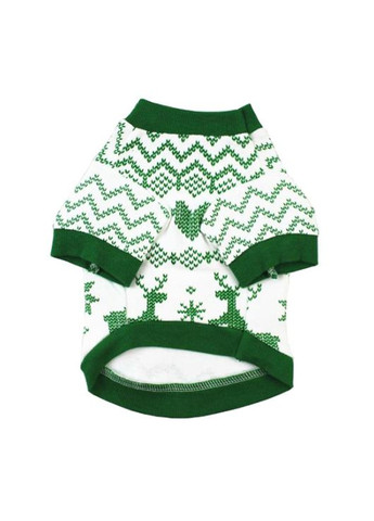 Світшот для котів Pet Style "візерунок" Зелена M No Brand - (323235875)