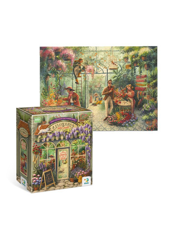 Пазл классический "Цветочный магазин" 300590, 300 элементов DoDo Toys (305315117)