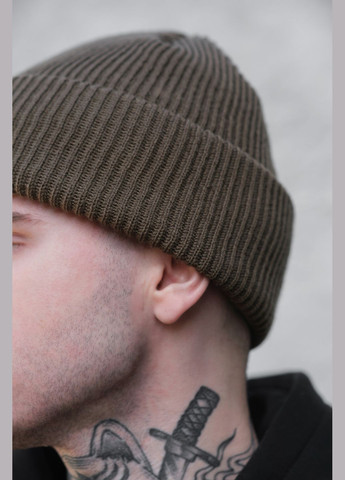 Подовжена Трикотажна Шапка Біні Докер Dominic Without (304611726)