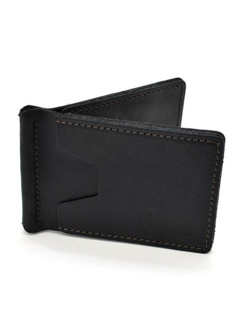 Чоловічий гаманець з натуральної шкіри з відділеннями для карт чорний TARWA (302315097)