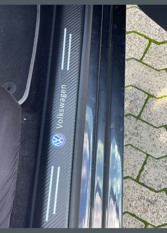 Защитная пленка накладка на пороги и бампер для Черный Карбон 5 шт. Volkswagen (330615692)