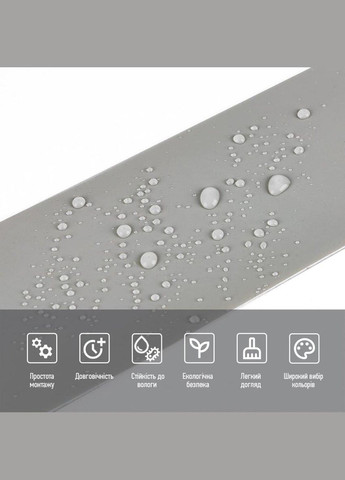 Плінтус вініловий самоклеючий 5000х100х2мм Глянцсовий (D) SW-00002121 Sticker Wall (315348997)