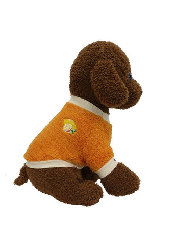 Махровий светр для собак Pet Style "Лимон" Помаранчевий 2XL No Brand - (323233993)