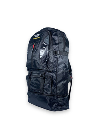 Рюкзак туристичний з розширенням, один відділ, 3 фронтальні кишені, 35 л розмір: 50(62)*35*17 см, чорний Yunongyizu (286421527)