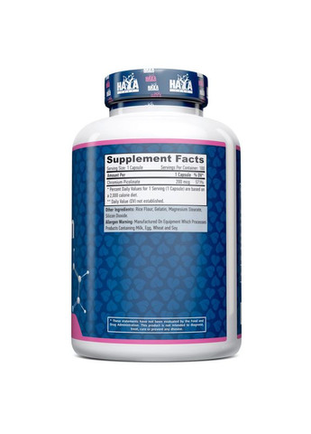 Витамины и минералы Chromium Picolinate 200 mg, 100 капсул Haya Labs (322580290)