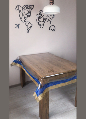 Силіконова скатертина з Синьо-золотою стразовою стрічкою Royal House (315145068)