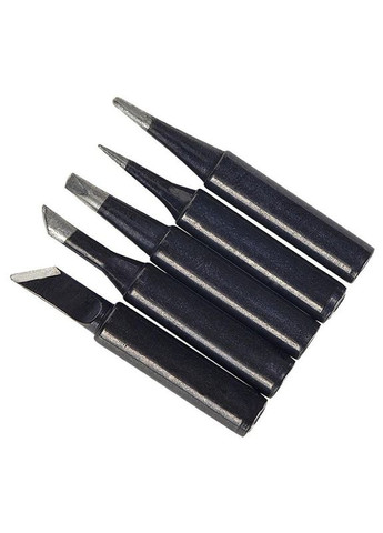 Жала для паяльника 900M, набор 5 шт/2.4D/3C/B/I/K/Black No Brand (322567844)