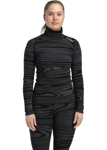 Термокофта Warm Wool 200 Roll Neck W’s Black otion Aclima (366545422)