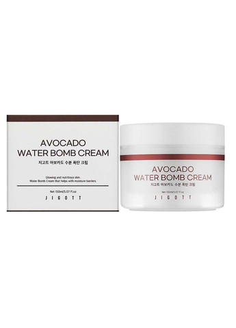 Jigott Зволожуючий крем для обличчя Авокадо Avocado Water Bomb Cream 150 мл (8809541282898) — Крем, Південна Корея (317191921)