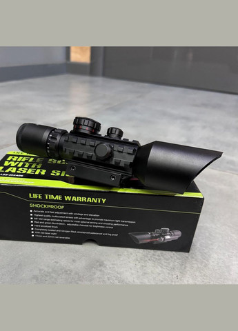 Оптический прицел M9 LS3-10x42E с ЛЦУ, 3-10x42, красный лазер Spina Optics (362601550)