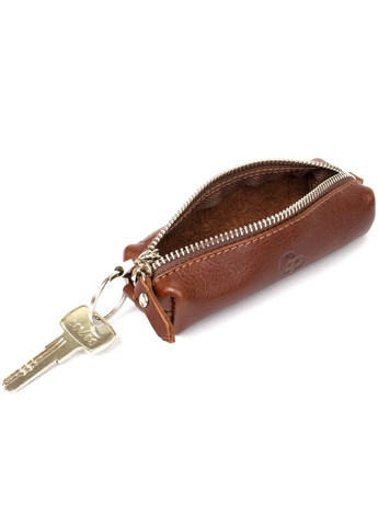 Ключница из натуральной кожи GRANDE PELLE коричневая (sku_11388) No Brand (327820182)