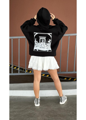 Худі мілітарі без флісу, унісекс, колір чорний, розміри XXL No Brand (370218024)