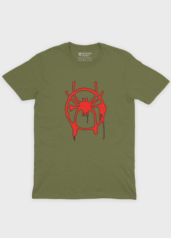 Мужская футболка с принтом супергероя - Человек-паук (TS001-1-HGR-006-014-109-F) Modno - (292119572)