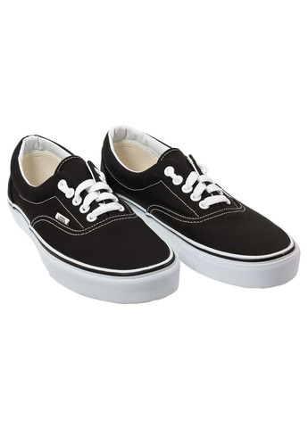 Черные летние кеды era black/white Vans --3491