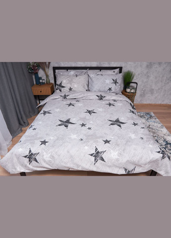 Комплект постельного белья Микросатин Premium «» евро 200х220 наволочки 4х50х70 (MS-820002381) Moon&Star starlight (286762671)