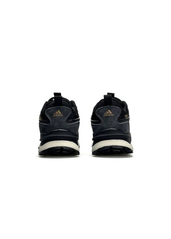 Серые демисезонные кроссовки мужские adidas No Brand ZX 700 HD GTX Dark Grey Black