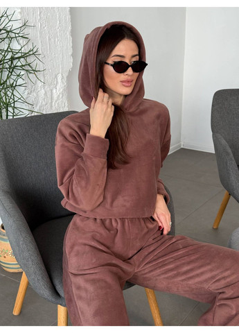 Теплий жіночий костюм з двостороннього флісу No Brand (366391845)