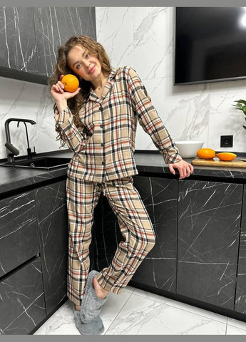 Бежева всесезон жіноча піжама L&L