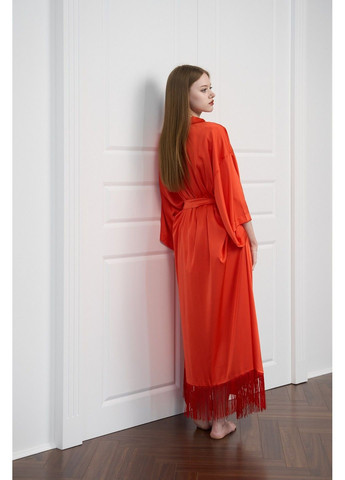 Халат жіночий шовковий максі BOHO HOME червоний Handy Wear (329895801)
