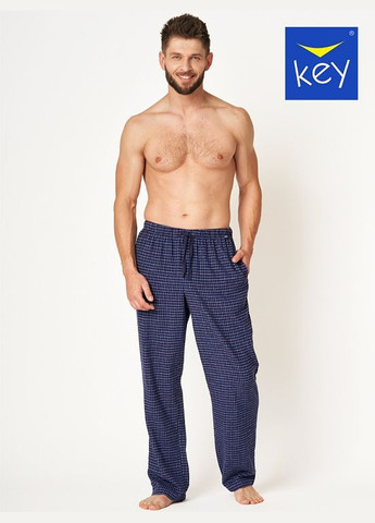 Чоловічі домашні фланелеві штани Key (303260947)