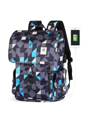 Рюкзак Senkey & Style цветные треугольники с USB Senkey&Style (269254857)