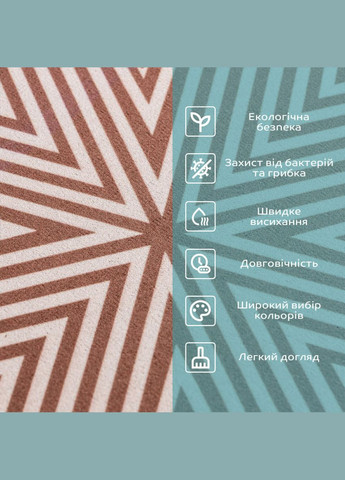 Вологопоглинаючий килимок 40x60CMx3MM (D) SW-00002554 Sticker Wall (321912618)