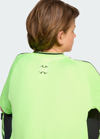 Зелена демісезонна футболка teamgeist kids adidas