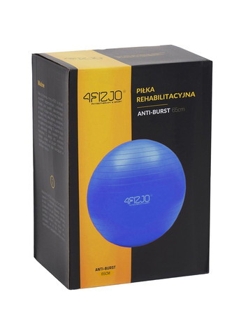 М'яч для фітнесу (фітбол) 65 см AntiBurst Blue 4FIZJO 4fj0030 (275095707)