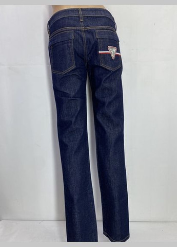 Темно-синие демисезонные прямые джинсы D&G