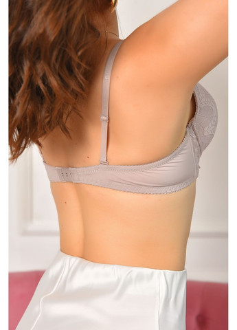 Пудровый бюстгальтер женский пудрового цвета чашка в Let's Shop полиамид