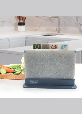 Набор кухонных досок на подставке 5 предметов (MR-1787TG) Maestro (328601040)